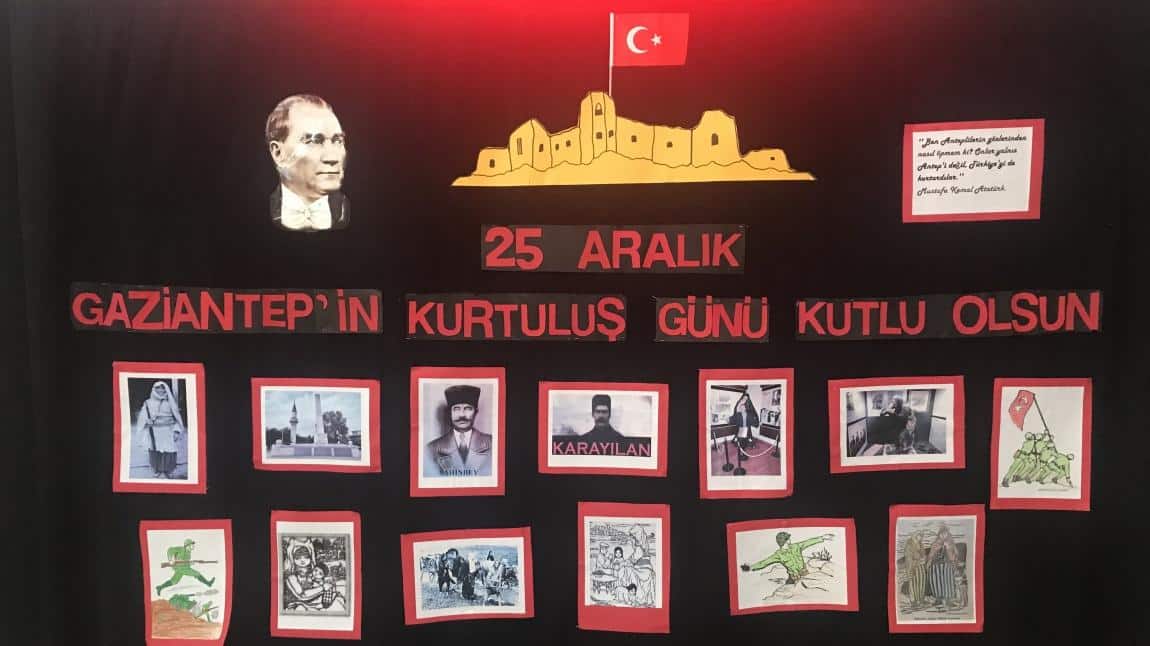 25 Aralık Gaziantep'in Kurtuluşu 